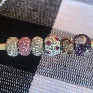 Swarovski crystal beads quantity 6